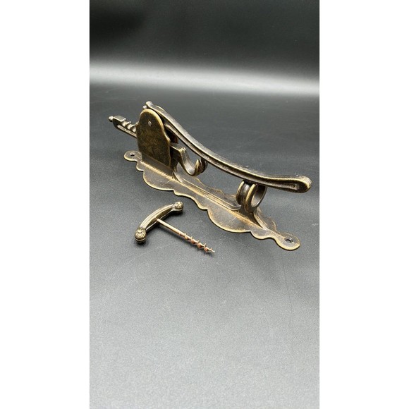 Rare Find Antique Brass Wine Cork Bottle Opener - Picture 1 of 5